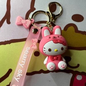 Hello Kitty Bunny keychain
